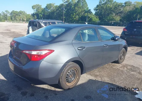 2014 Toyota Corolla L from USA, damaged, VIN 2T1BURHE7EC123390